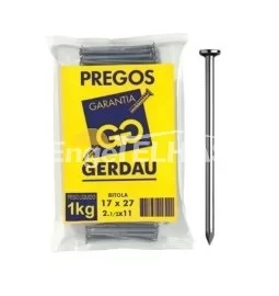 Prego Galvanizado Gerdau 17x27