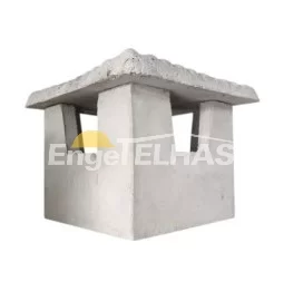 Chapéu + Castelo de Concreto para Chaminé